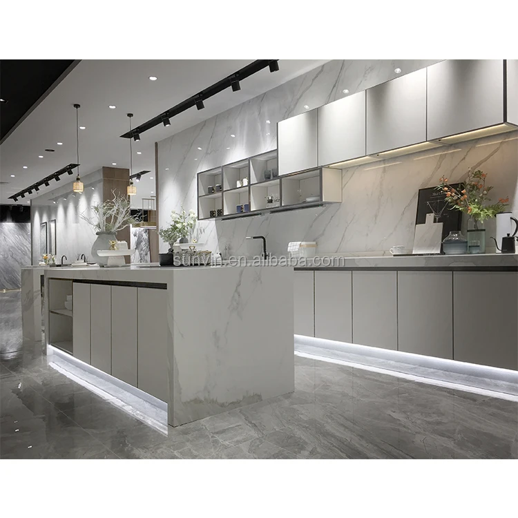 Large Format Kashmir White Porcelain Artificial Stone Granite Table Top Sintered Stone Onyx Marble Slabs Tiles