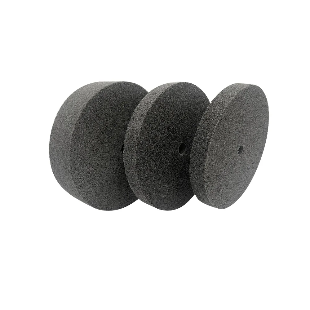 Fiber Flat Debur Abrasive Buffing Disc Nylon Fiber Polishing Wheel Factory Direct Sales