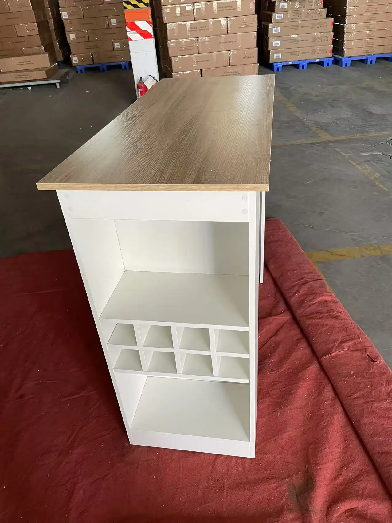 Luxury Vintage Modern White  Wood Sideboard Buffet Mini Corner Coffee Wine Bar Cabinet for Living Room Home Furniture