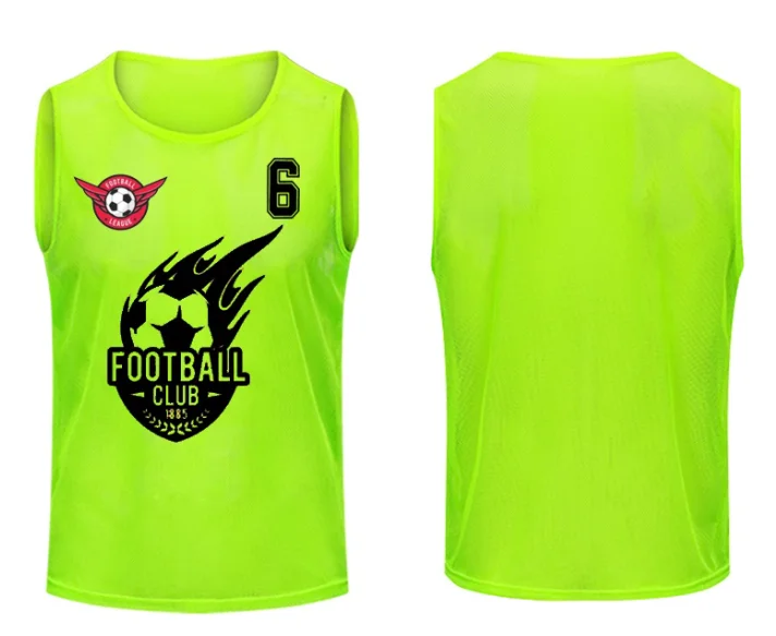 Quick Dry High Quality OEM/ODM soccer football training vest SOCCER sport BIBS soccer training pennie