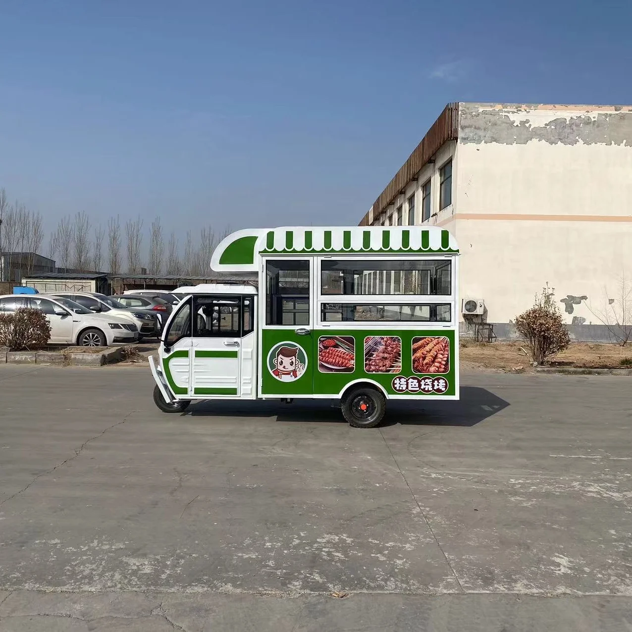Customized tricycle food truck/ coffee food truck/ mobile food kiosk catering trailer used food trucks