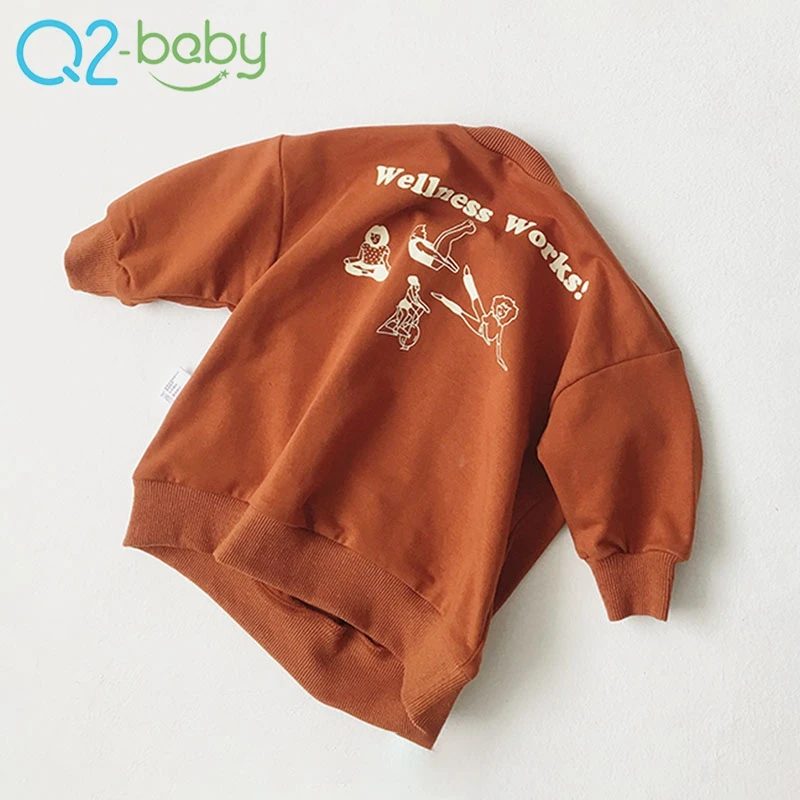 
Children Autumn Winter Clothes Cartoon Printed Kids Long Sleeve Boy Baby Hoodies Sweatshirts Pullover 