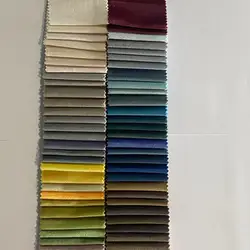Sofa Fabrics Upholstery Cheap Price 100%Polyester Plain Holland Velvet Furniture Fabric Velour Fabric For Curtain