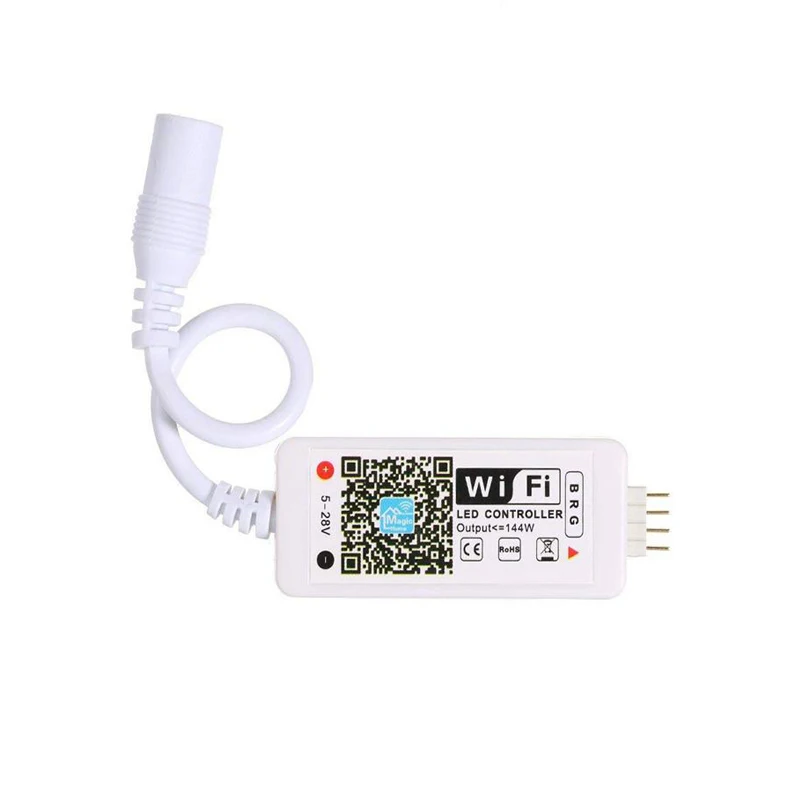 DC 12 24 напряжения мобильный телефон Magic Home MINI RGB WIFI Светодиодная лента контроллер света диммер