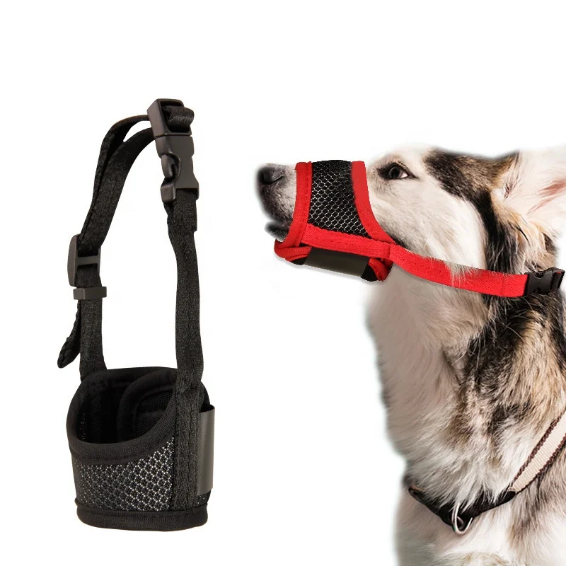Custom Dog Mouth Cover Anti-bite Walking Training Dog Mask Pet Supplies Pet Muzzles Breathable Adjustable Dog Muzzle