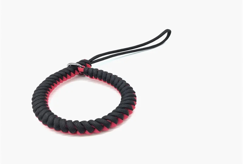 Wholesale High quality Polyester Adjustable  Braided Wristband Hand Strap Camera Strap  Camera Wrist Strap