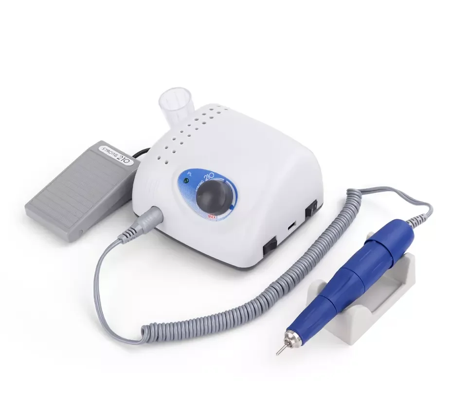 Hot sale high  quality Korea strong 210+105L high speed 35000rpm manicure machine nail drill nail tool 210
