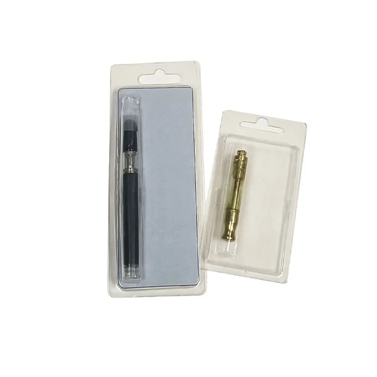 0.5 ml Plastic Vape Pen Cartridge Blister Clamshell Packaging