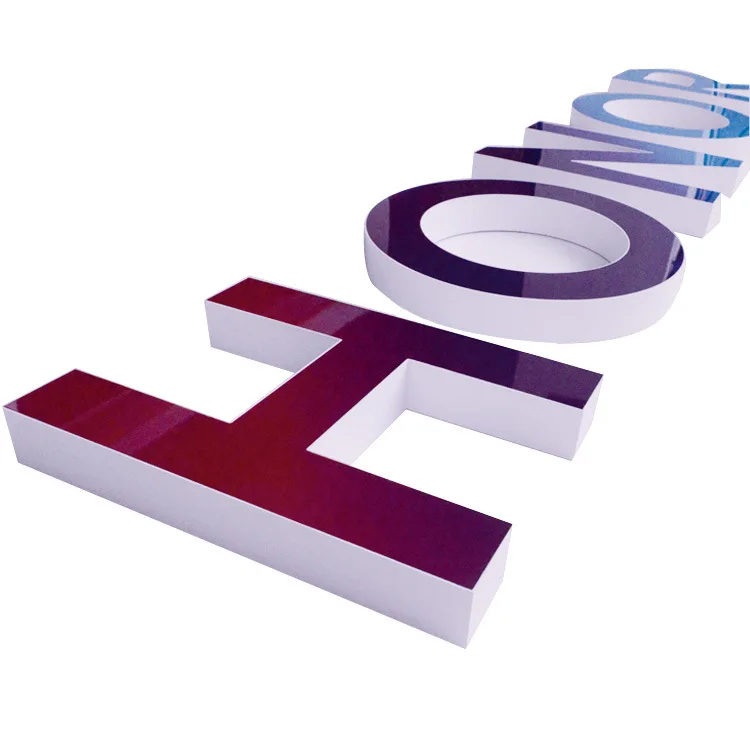 abs LED letter sign for Honor mobile shops