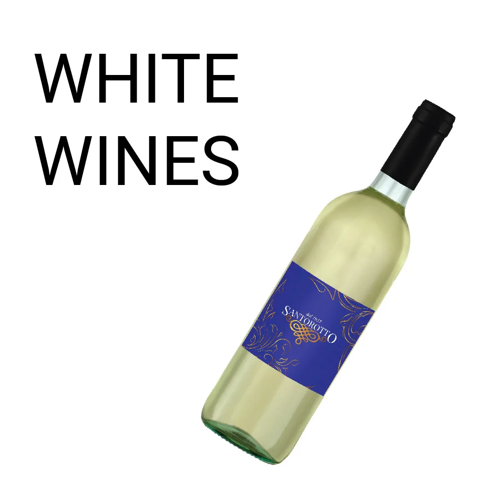Moscato DOCG white wine personalized label restaurant hotel corporate gadget ideas Christmas gifts merchandising