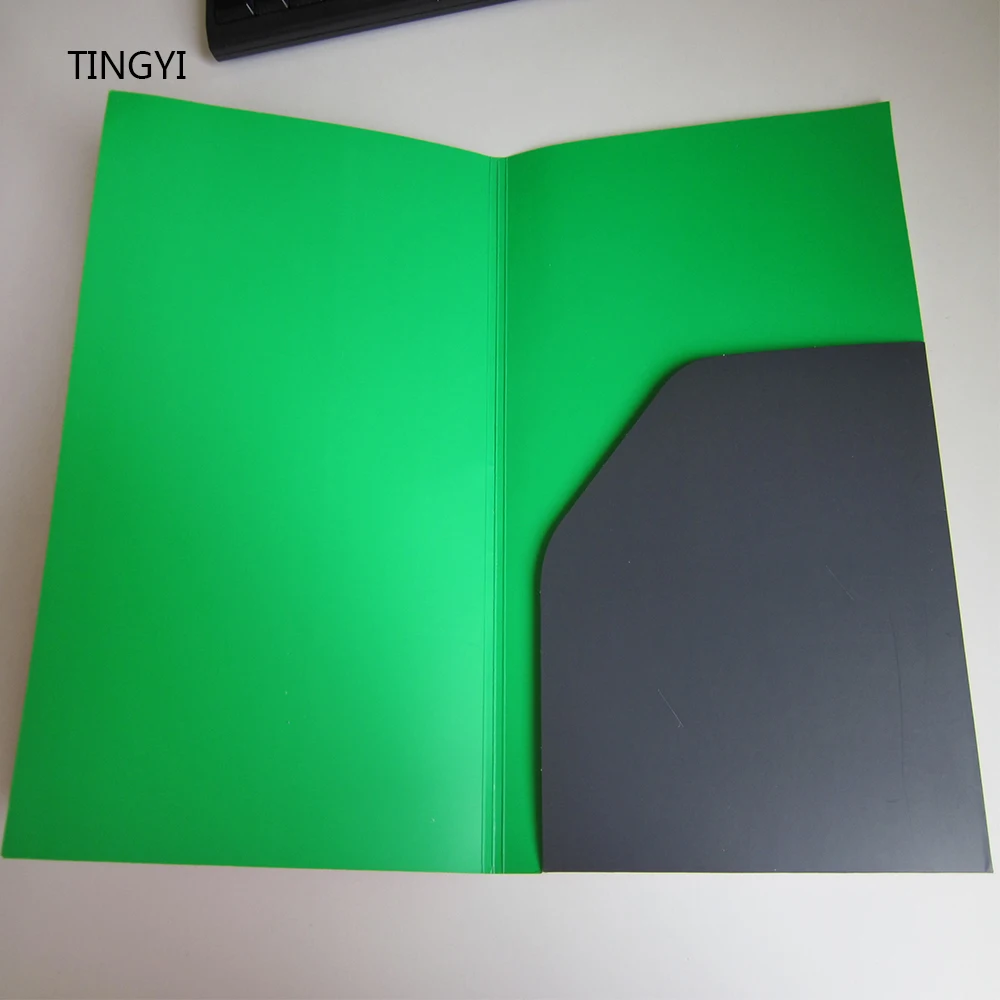 
custom logo printing A4 paper file folder 