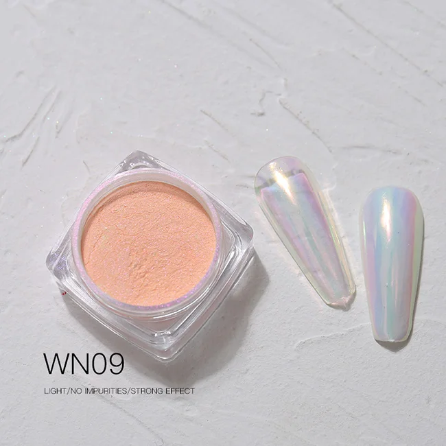 0.3 Gram per Jars Aurora Mermaid Pigment Nail Candy Aurora Powder