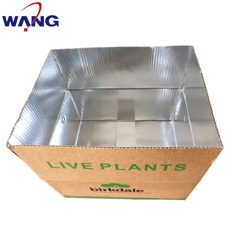 shipping insulated frozen food box liner custom packaging box with sleeve for frozen food