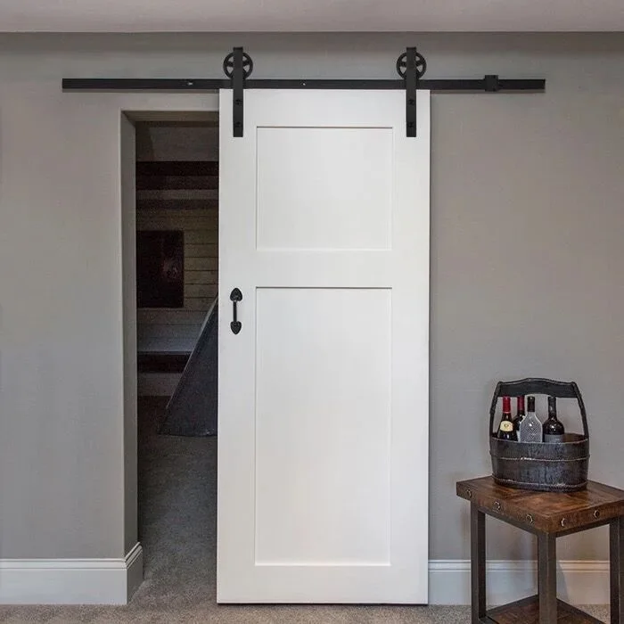 ABYAT Simple Interior Wooden Door Sliding Barn Door Slab Wooden Sliding Wall Partition Door
