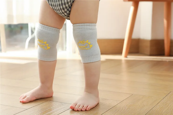 Summer Thickening Breathable Baby Knee Protector Newborn Knitted Cotton Anti Slip Baby Crawling Knee Pads Toddler Baby Knee Pads