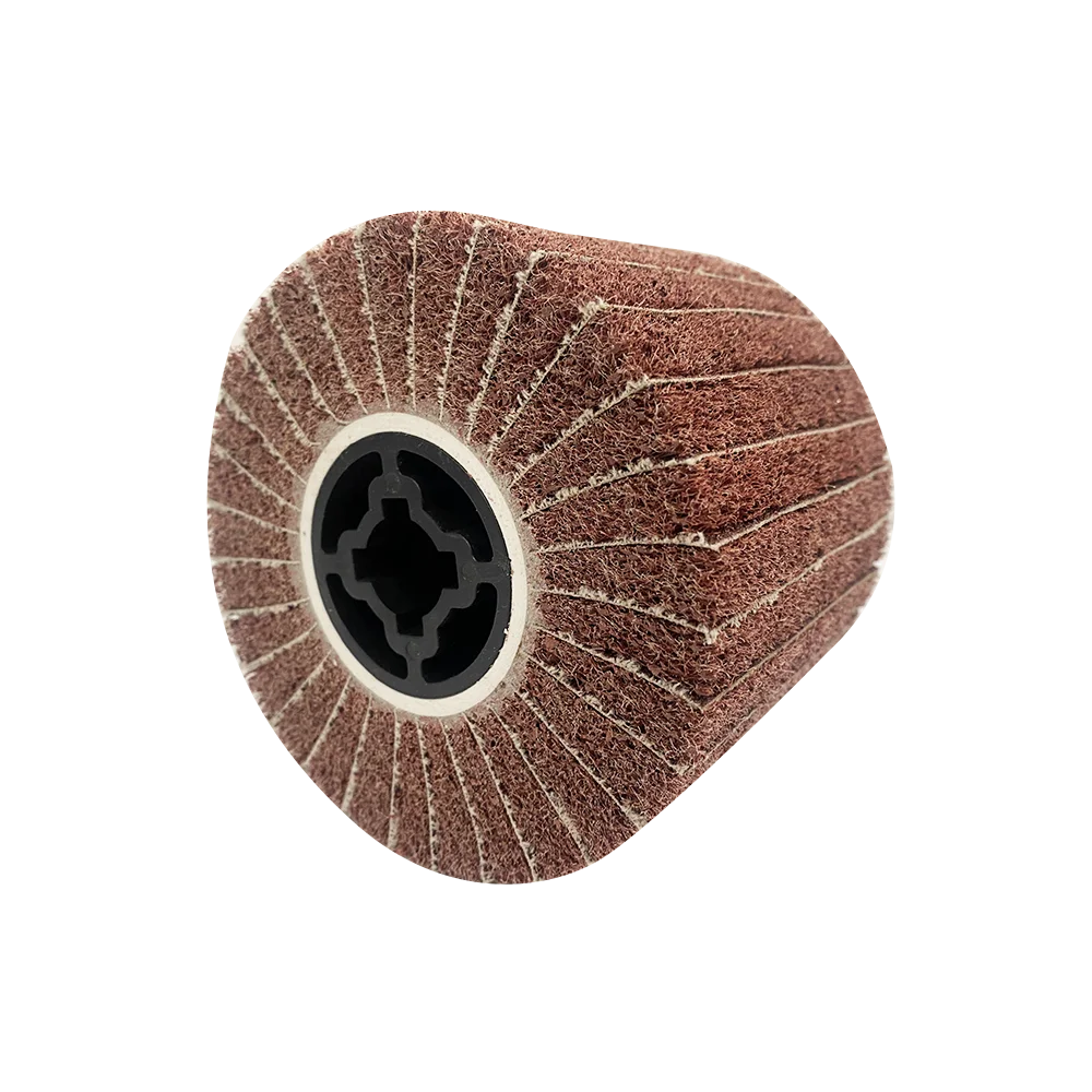 Wire Drawing Flap Wheels Stainless steel and Bright matting fiber buffing wheel