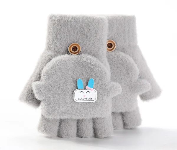 Утолщенная детская перчатка с плюшевой подкладкой