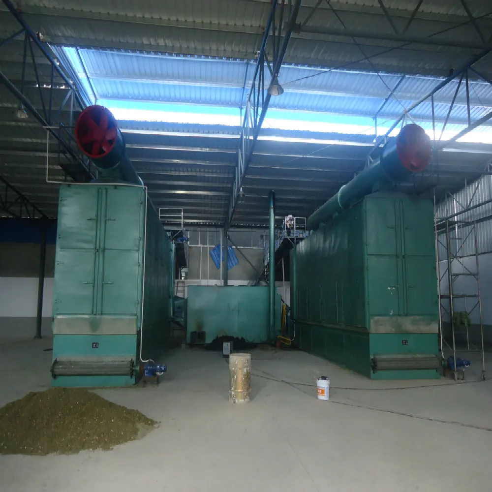 DWT Series Seaweed Waste Dehydrated Vegetable belt dryer  Production Line