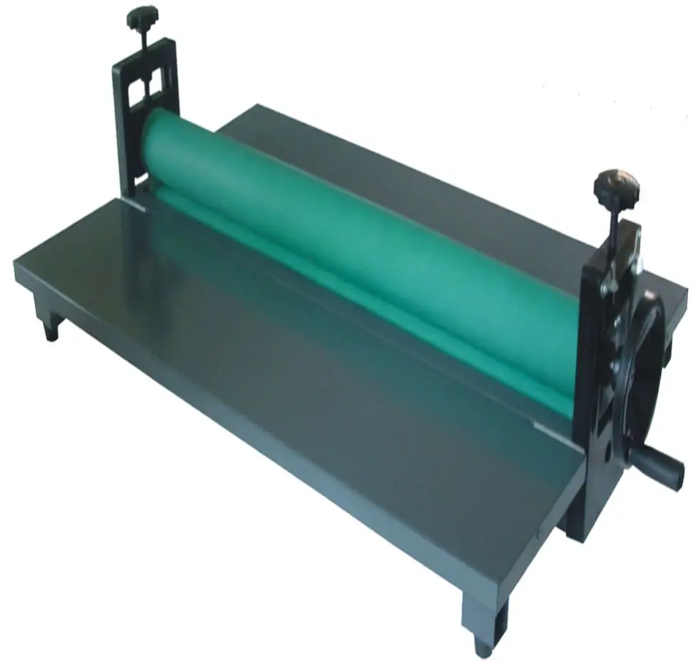 Double 100 Manual Cold Laminating Roll Machine  Cold Press Laminating Machine 65Cm
