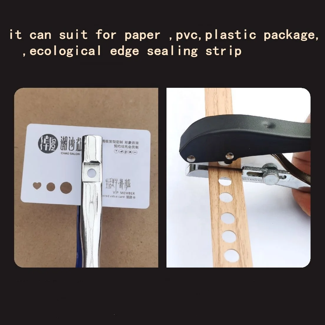 sealing edge hole woodworking pliers  office stationery paper  plastic round hold punch