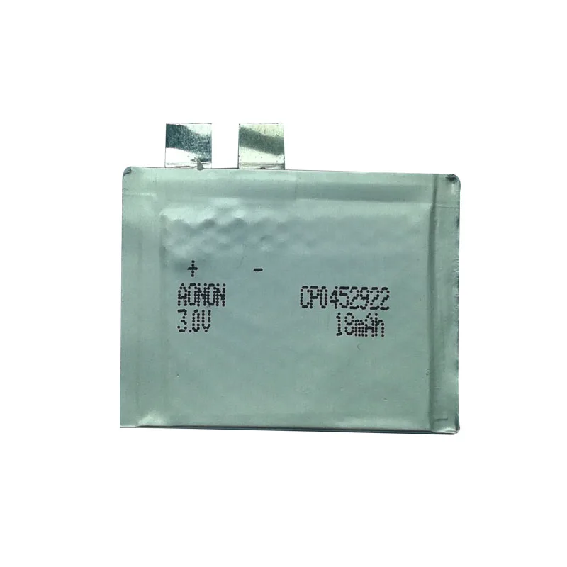 Extremely thin active electronic tag battery 3v lithium manganese soft pack battery CP042922 18mah