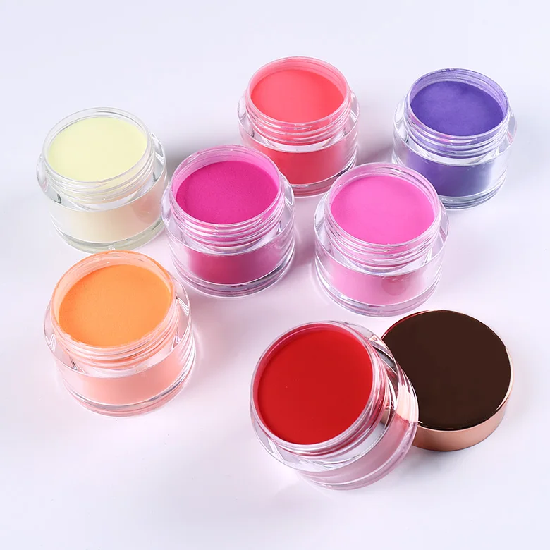 Private Label colored Nail Dipping vendors Wholesale bulk  Dip Acrylic nail Powder with liquid monomer for nails
