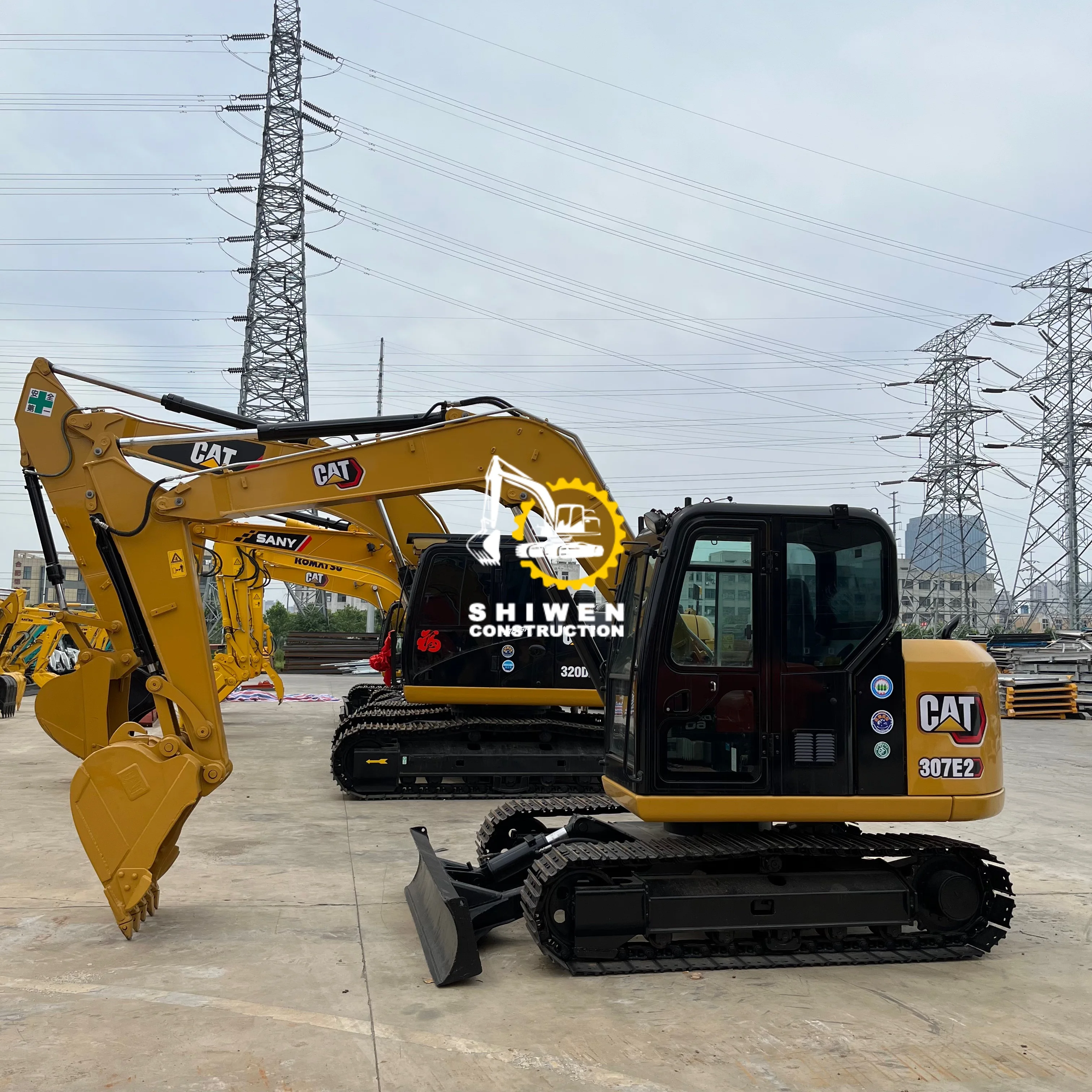 Second hand CAT 307 excavator, Caterpillar 307E 307E2 308 306 305.5 303.5 earth-moving equipment excavator with high quality