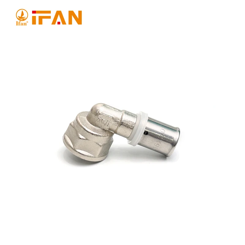 IFAN High Quality PEX Pipe Fittings for Floor Heating Pipe Pex Fittings Brass Elbow for Pex Cramp Fittings