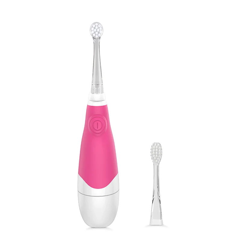 Seago SG-902 Soft Dupont Nylon Bristle Changeable Brush Head and Battery Portable Kids Electric Toothbrush Travel