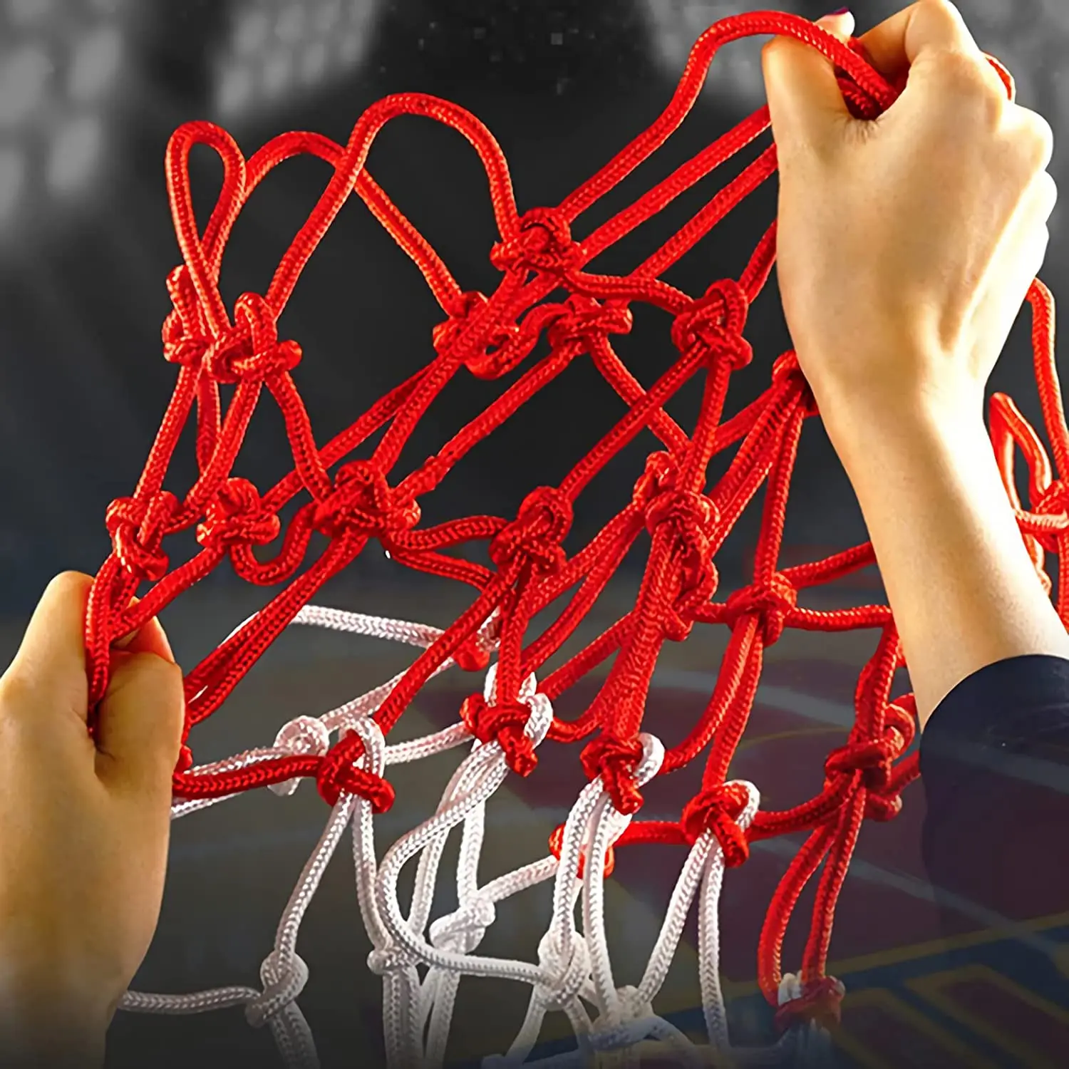 Outdoor bold basketball net red, white and blue ball  basket net home basketball basket net