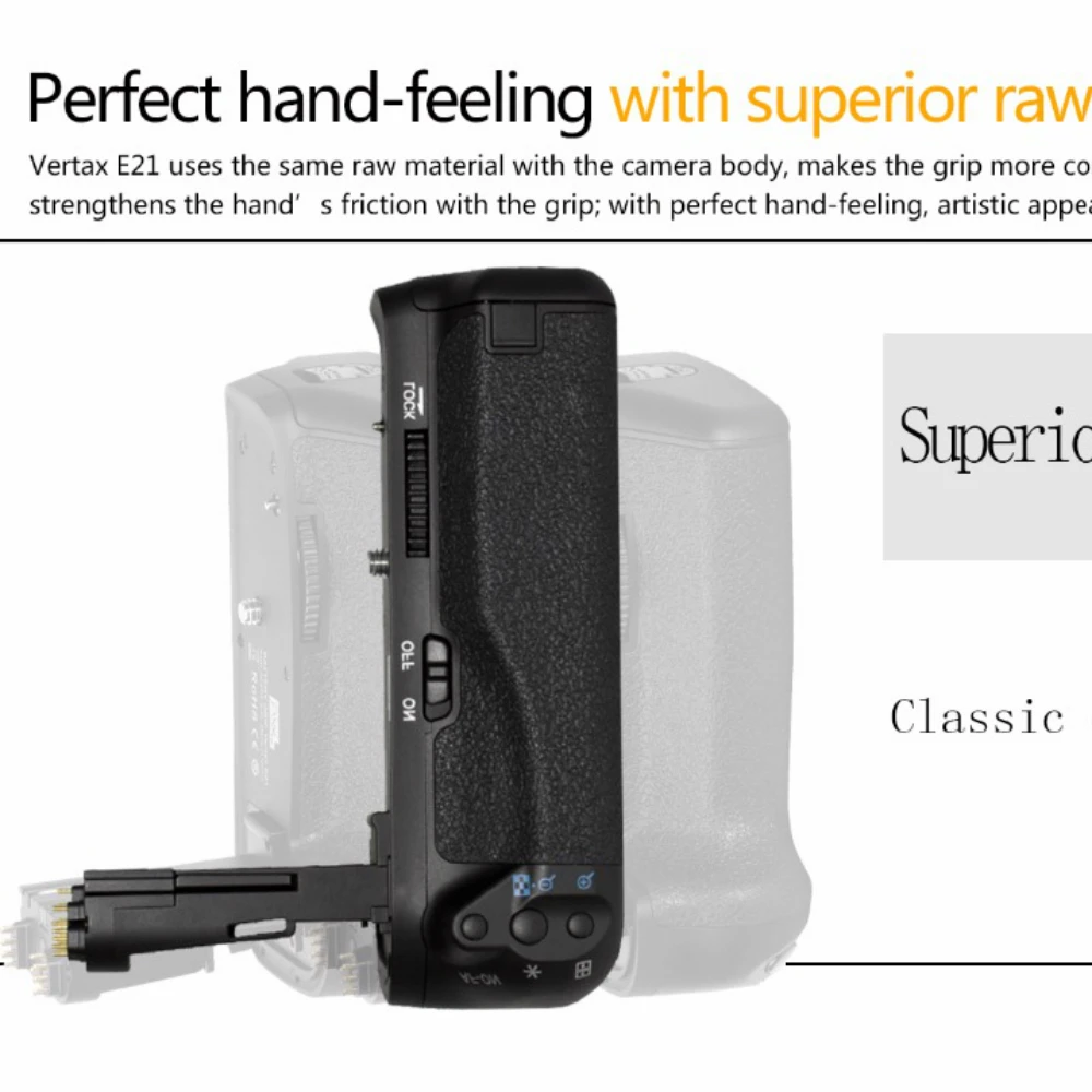 Pixel Vertax E21 Battery Grip for Canon 6DII 6D Mark II 5D3 5DIII 5DMark 5DS for Canon Camera Battery Grip