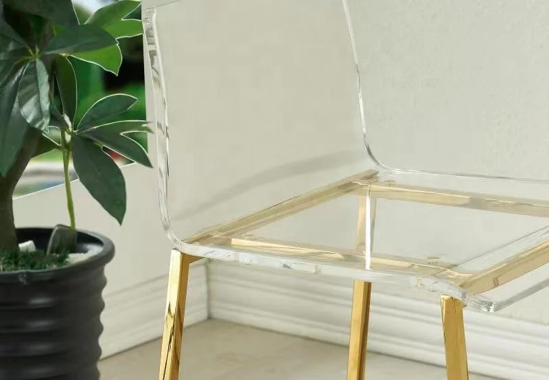 Сделанный на заказ акриловый стул, акриловый стул, Современный барный стул