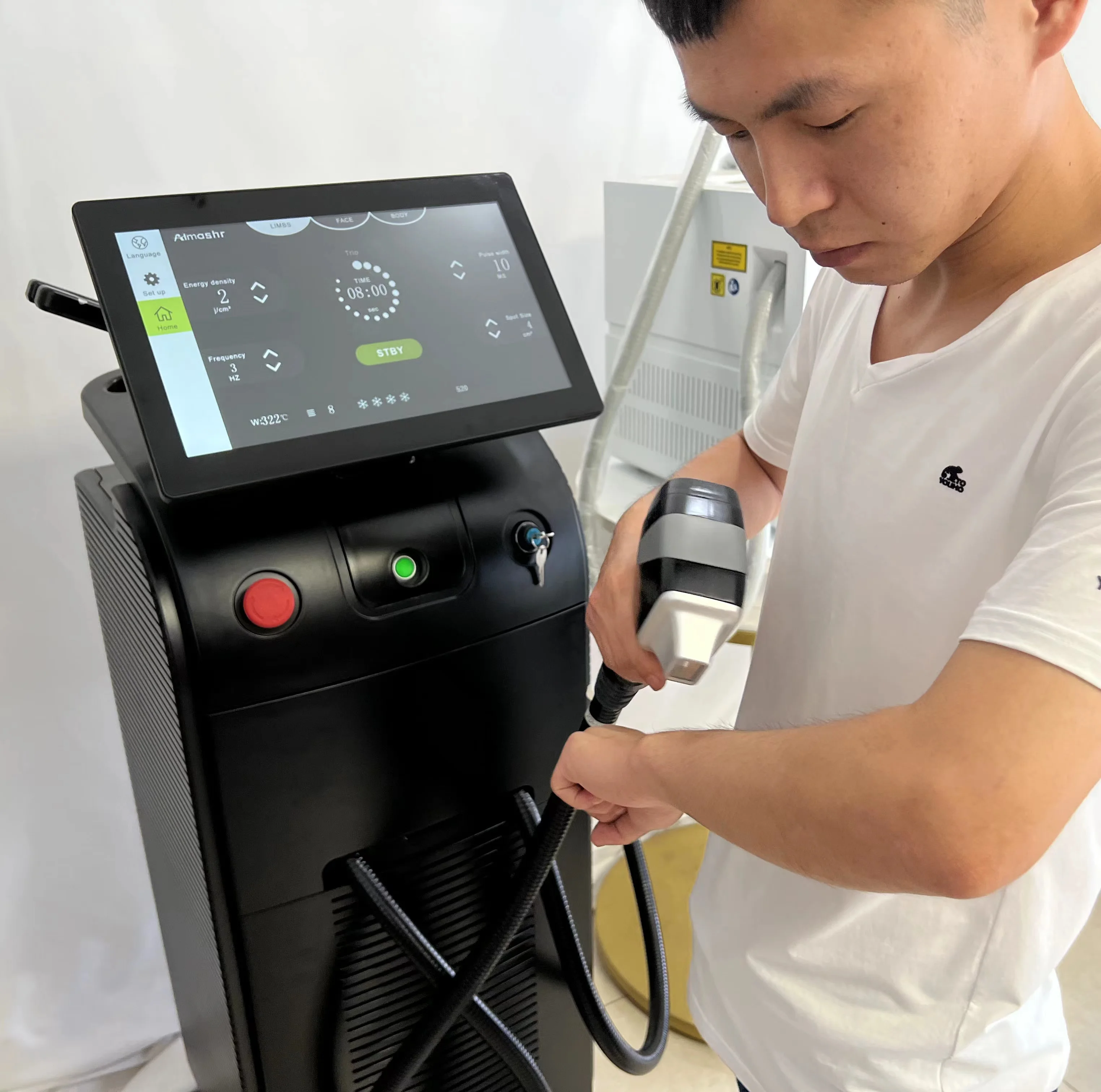 Chinese Factory Medical 1200w Diode Laser Hair Removal 808 Diode Laser Hair Removal Machine