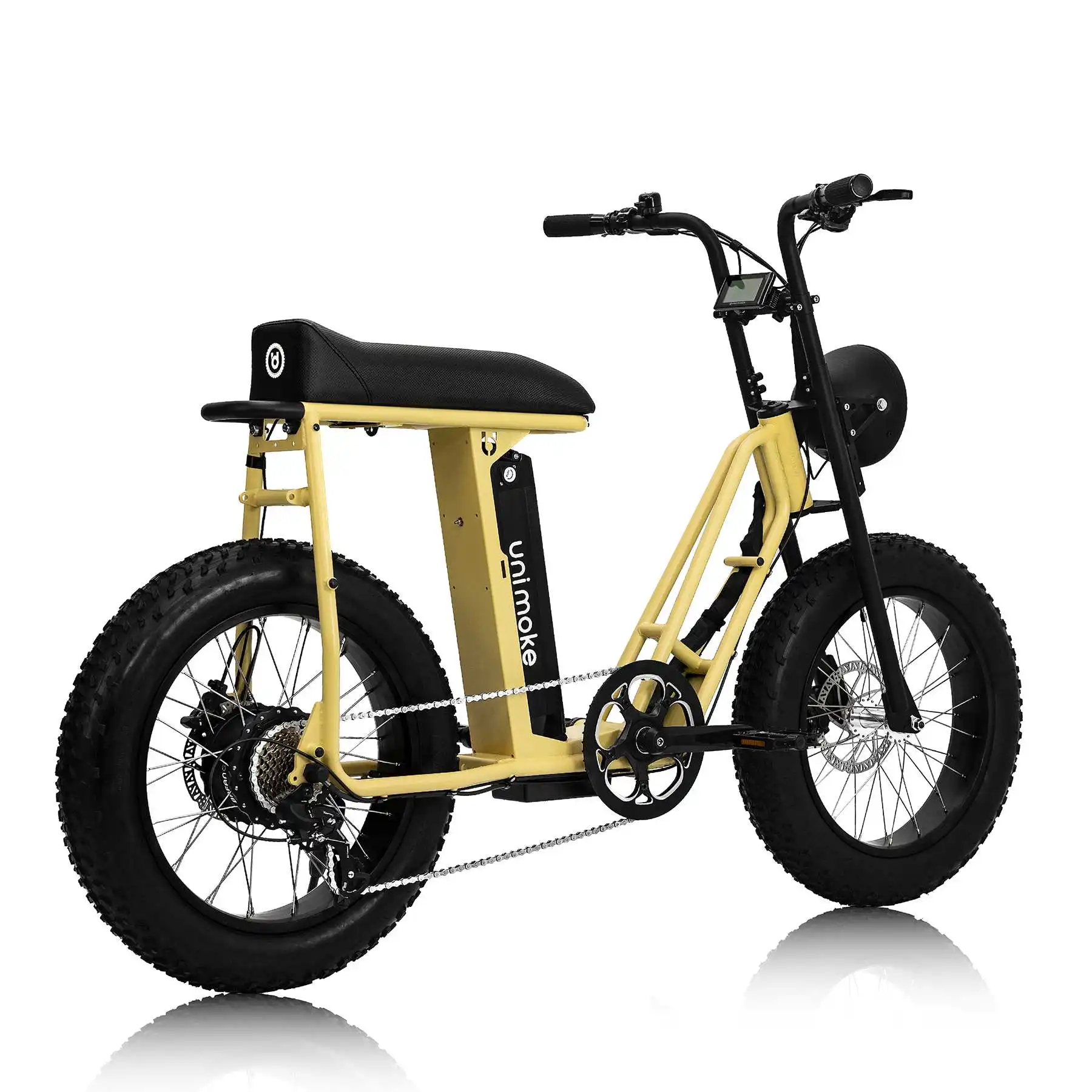 На колесах велосипед Unimoke SW желтый