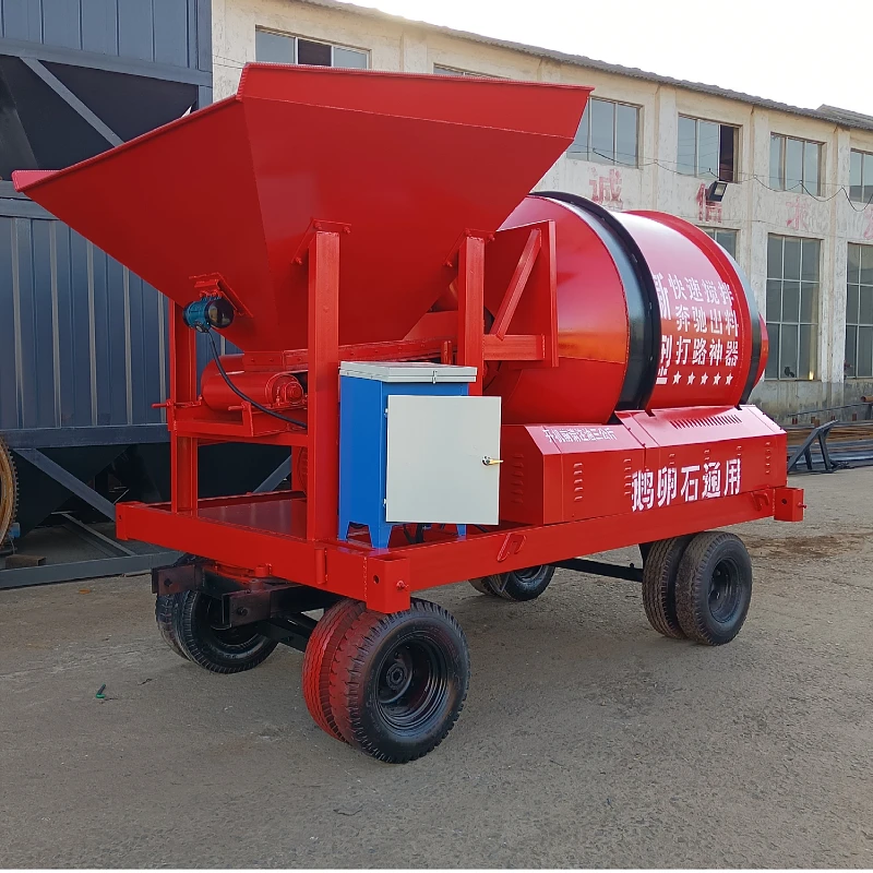 Electric diesel self-loading concrete mixer Concrete mixer bucket loader foam concrete mixer
