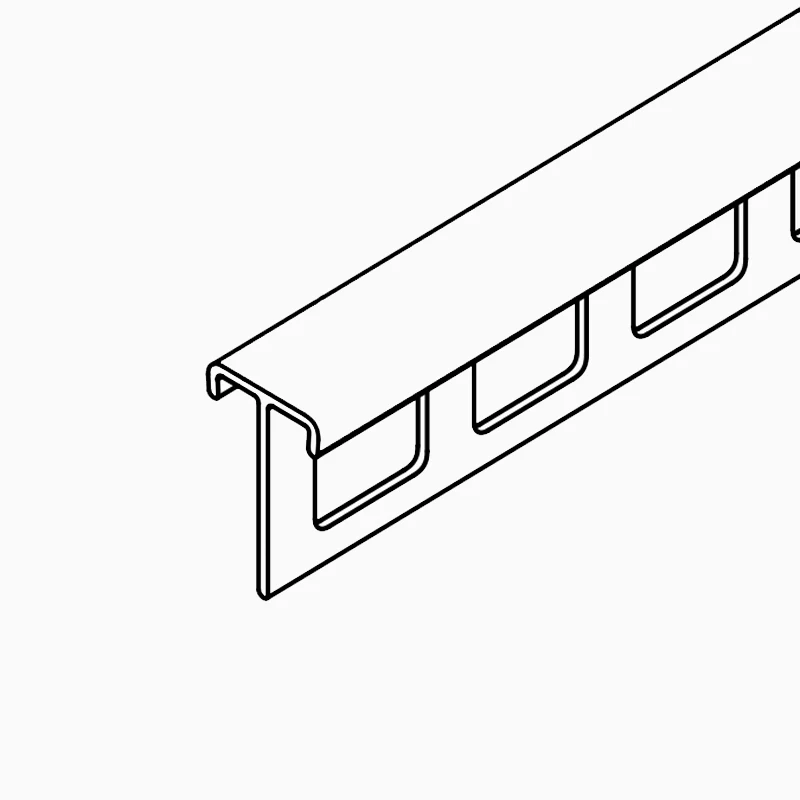 Metal Poster Hanging Rails Poster Frame Hanger Price Board Hangers for Supermarket