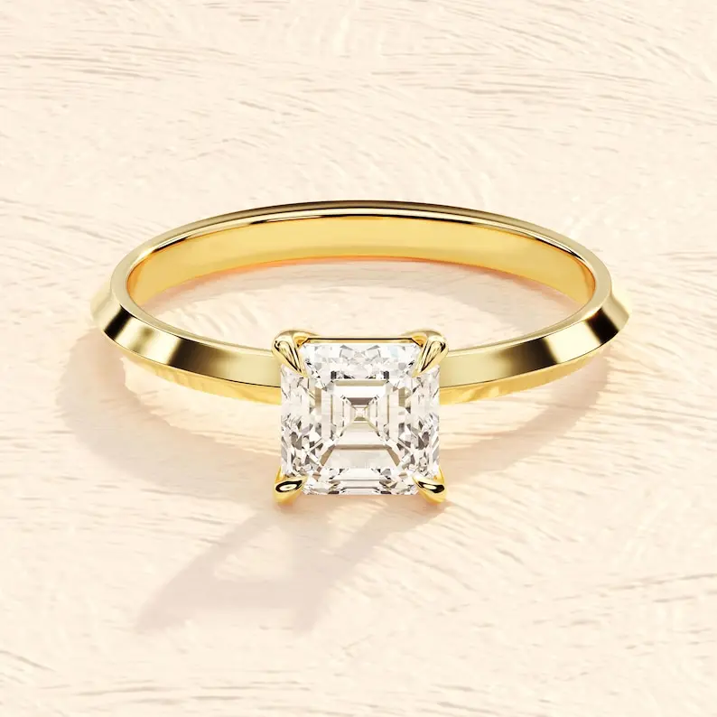 925 silver engagement bridal rings customizable classic moissanite diamond solid 925 silver ring gold plated fine jewelry 2024