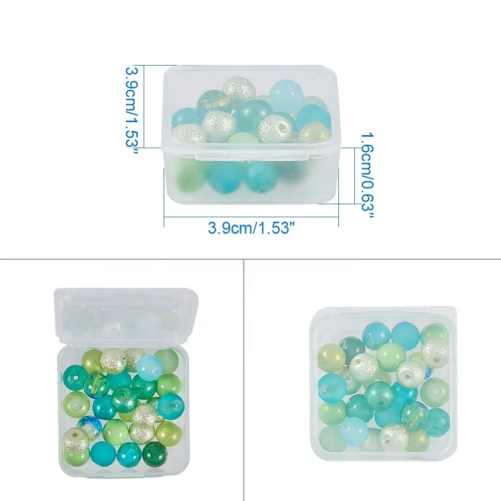 Plastic Box Storage Small Clear Plastic Money Box Bead Box
