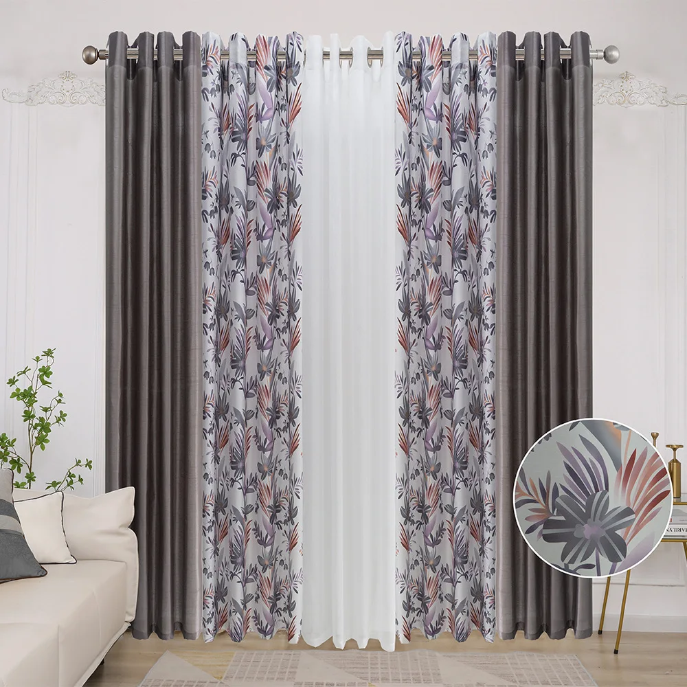 Cheap Price Ready Made Curtains Thermal Heavy Window Curtains for the House