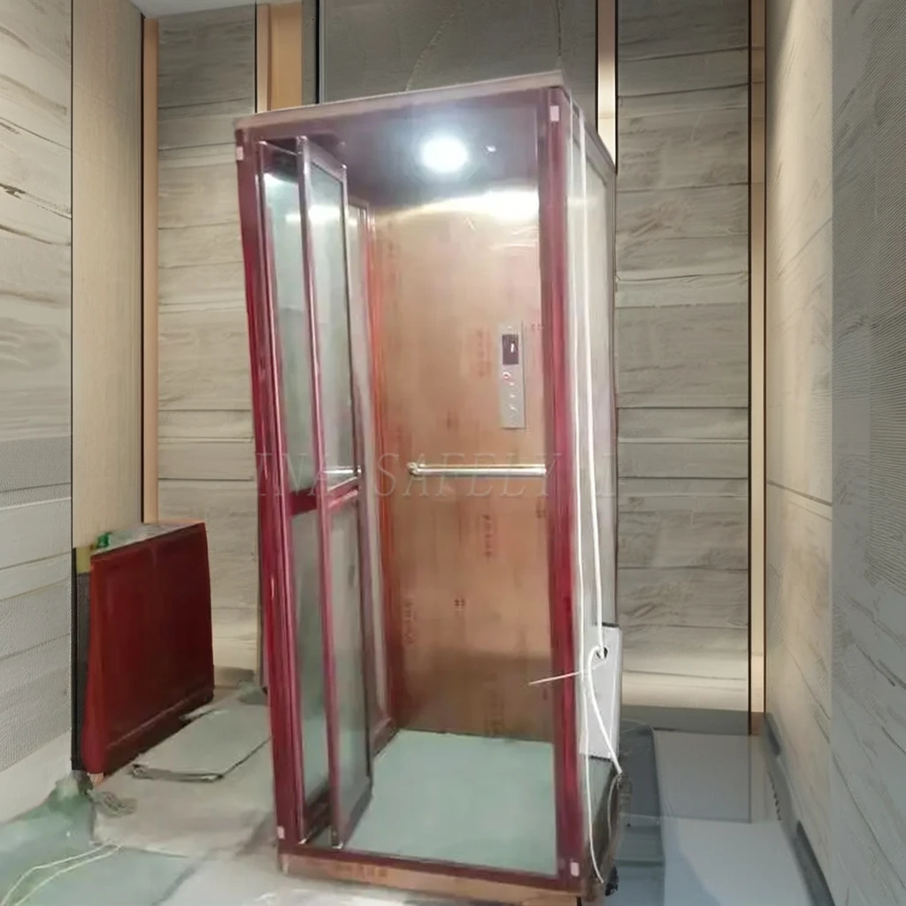 2024 Year Household 2-4 Person Lift Small Home Elevators Automatic 400KG Small Outdoor Lift Elevator
