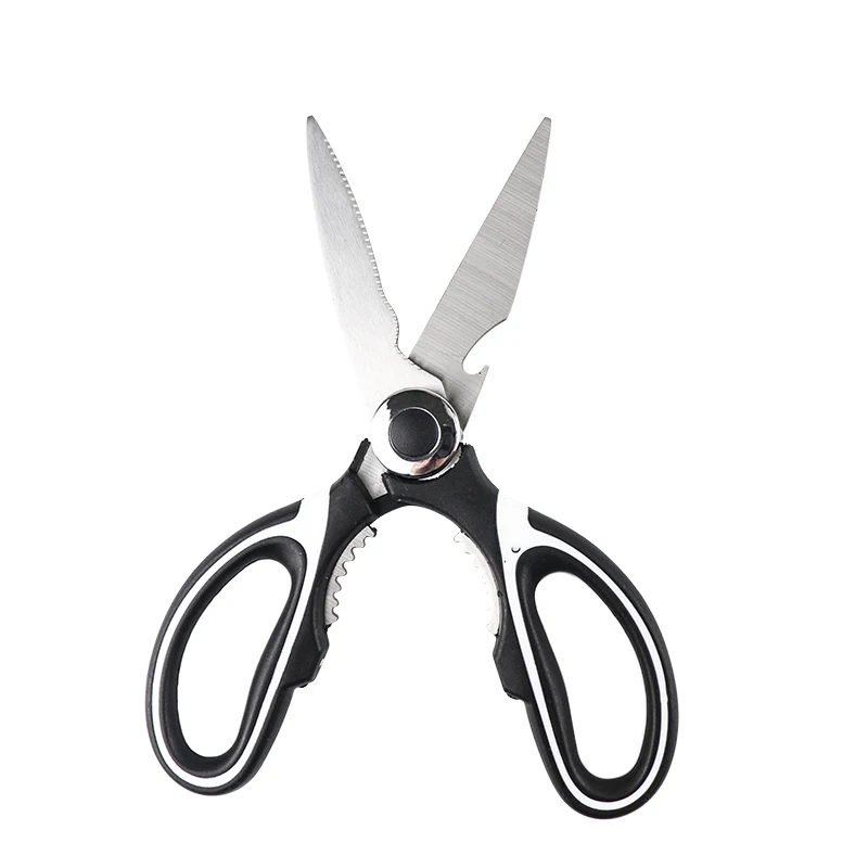 
wholesale kitchen poultry shears stainless steel scissors with Can opener 
