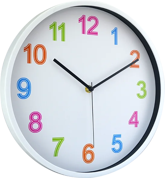 easy to read unique wall clocks design for children