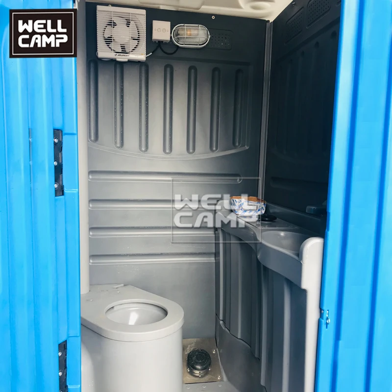 Common Mobile Toilet HDPE Luxury Toilet Temporary Prefab Portable Bathroom