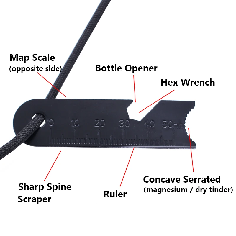 
Survival Gear Kit Big Flint Magnesium Fire Steel Ferrocerium Rod 