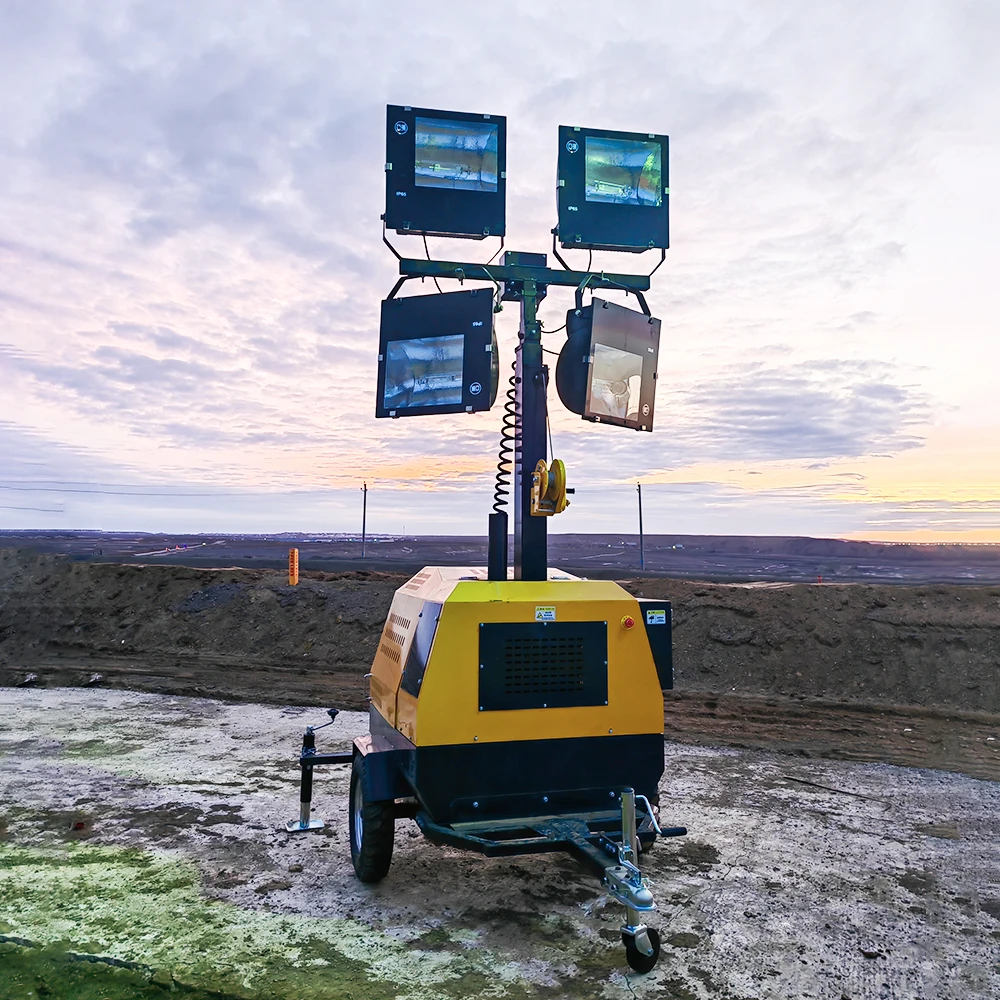 High Mast 3m 5m 8m 9m Mobile Signal Lighting Garden Home Stack Light Towers