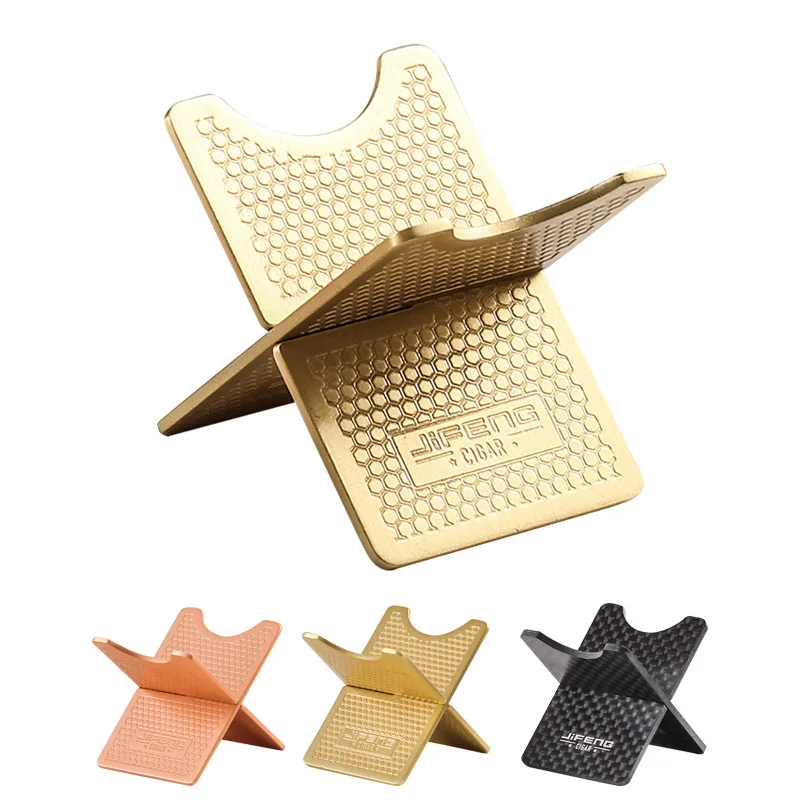 Изготовленный на заказ роскошный металлический держатель для сигар инструменты Портативная подставка аксессуары курения