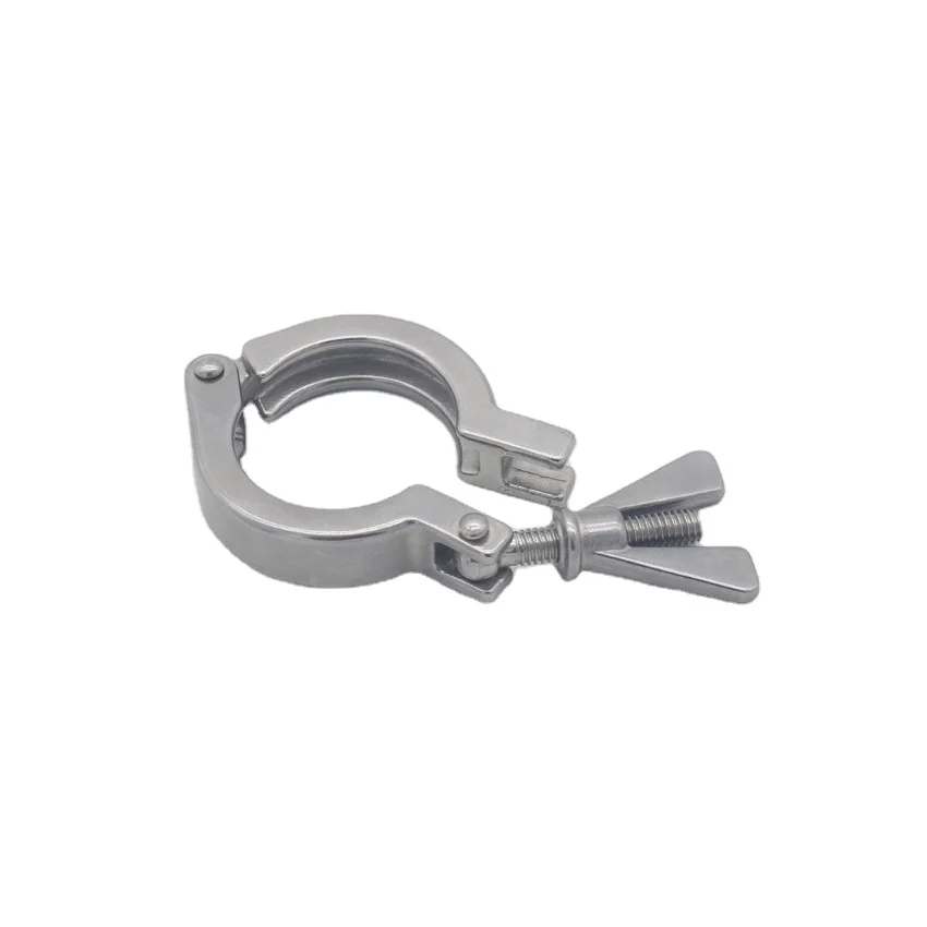 2 PC 3A/CE Sanitary Stainless Steel 304/316L  Single Pin Tri-Clamp