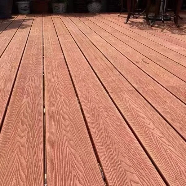 140*25mm groove Land flooring durable wpc composite decking materials highlighted embossed Terrace floor for outdoor