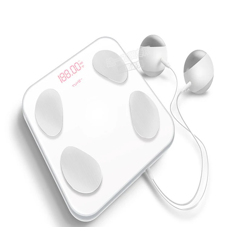 Электронные цифровые весы со стеклянной панелью, цифровые интеллектуальные весы для измерения здоровья, приложение для контроля соответствия