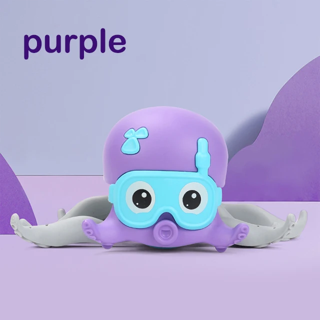 top amphibious toys pull line walking octopus wind up toy baby bath toy
